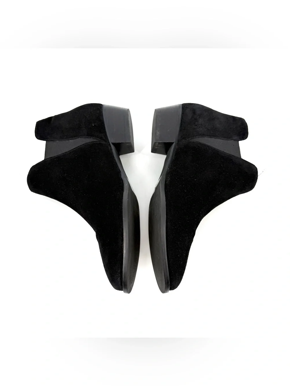 Seychelles Ankle Boots Womens Size 8 Black Suede Leather Classic Bootie